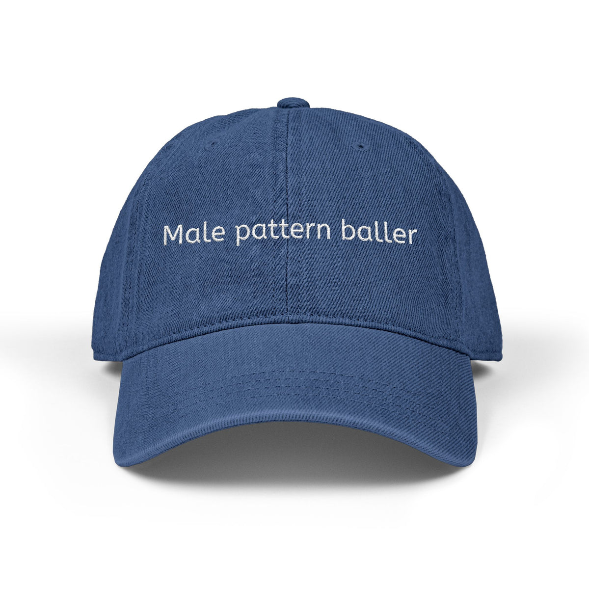 Dad Hat — "Male pattern baller" Embroidered Casual Cap